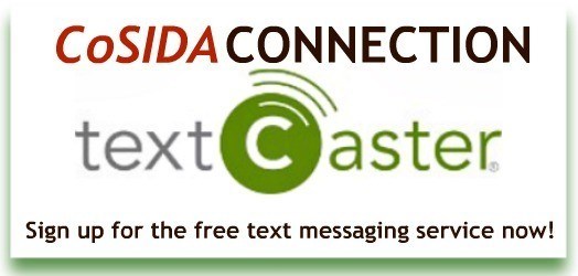 Sign up for TextCaster's CoSIDA Connections text messaging service